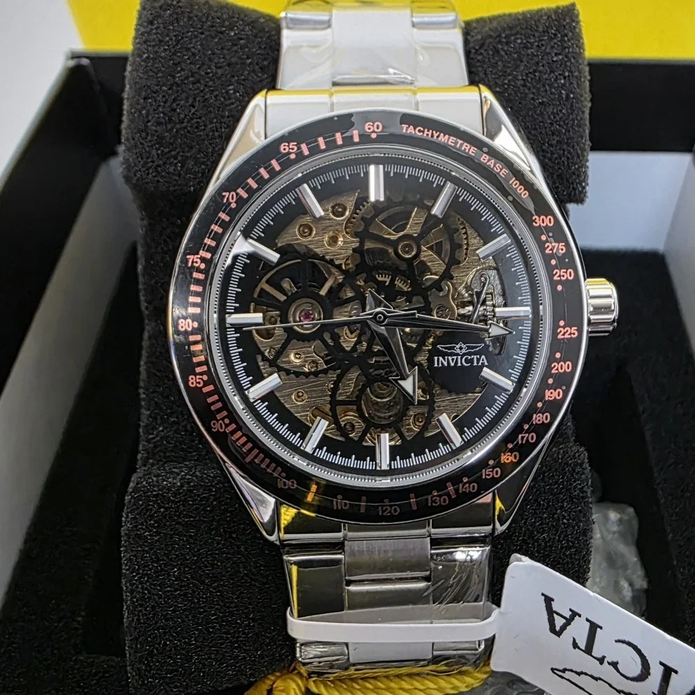 NEW Invicta Objet D Art Excelsior Automatic Men's Watch w/‎ Skeleton Dial 43mm